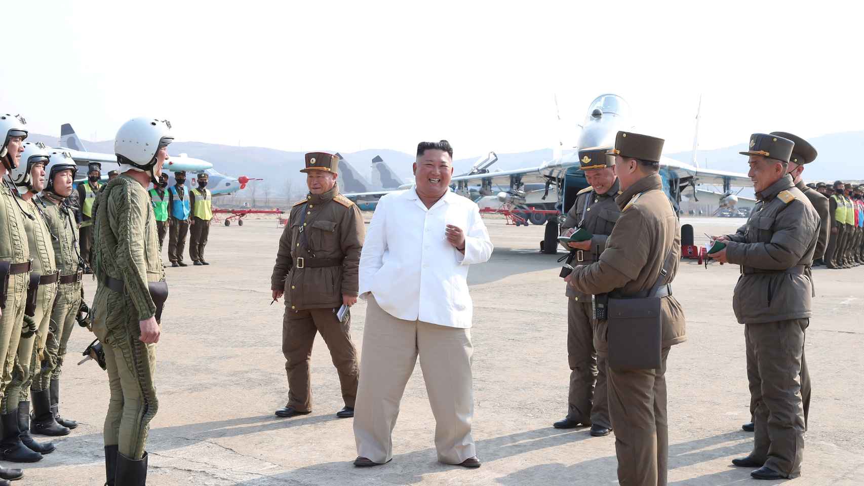 Kim Jong-un, en su última aparición pública en un complejo militar.