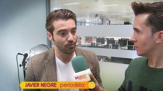 Javier Negre durante una conexión en 