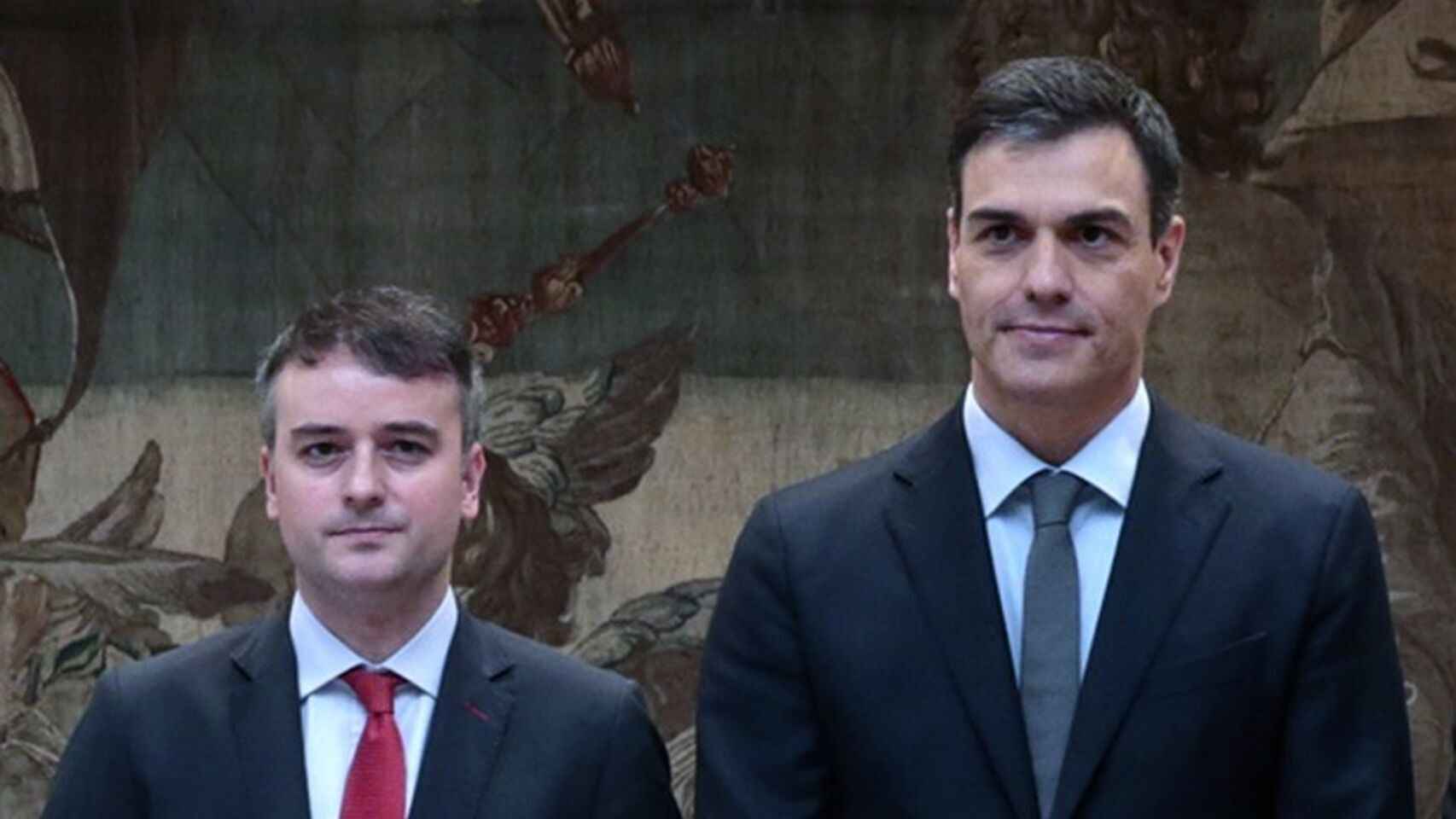 Iván Redondo junto a Pedro Sánchez.