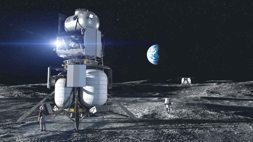 Concepto de aterrizador lunar de Blue Origin para la NASA