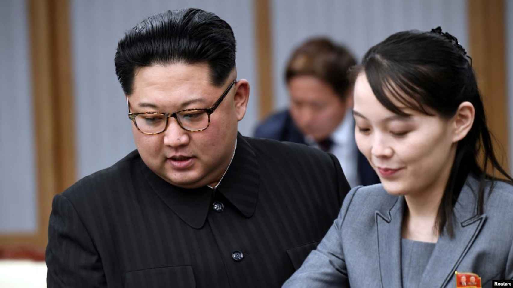 Kim Yo-jong junto a su hermano en una imagen de 2018