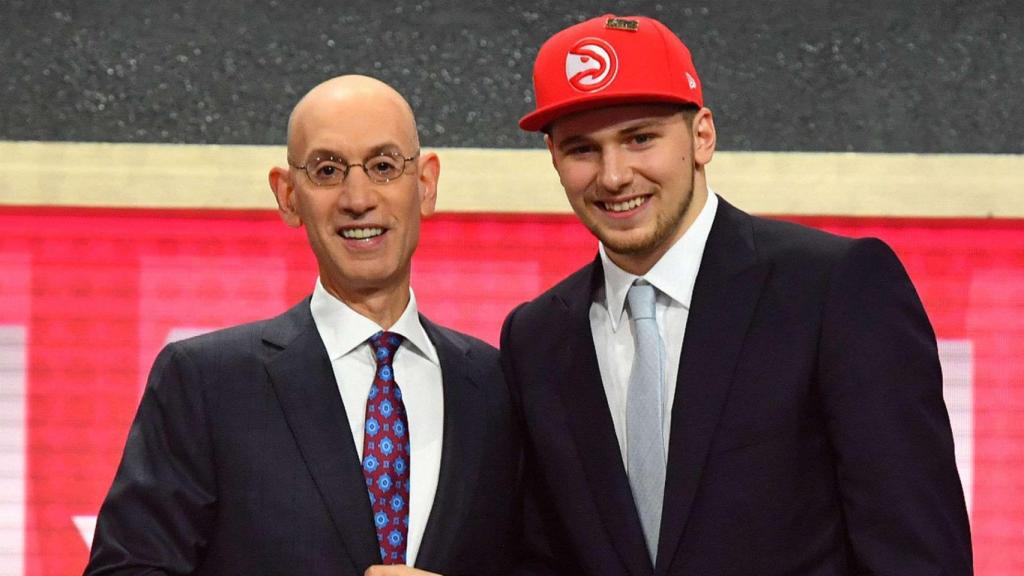 Luka Doncic, en el Draft de 2018