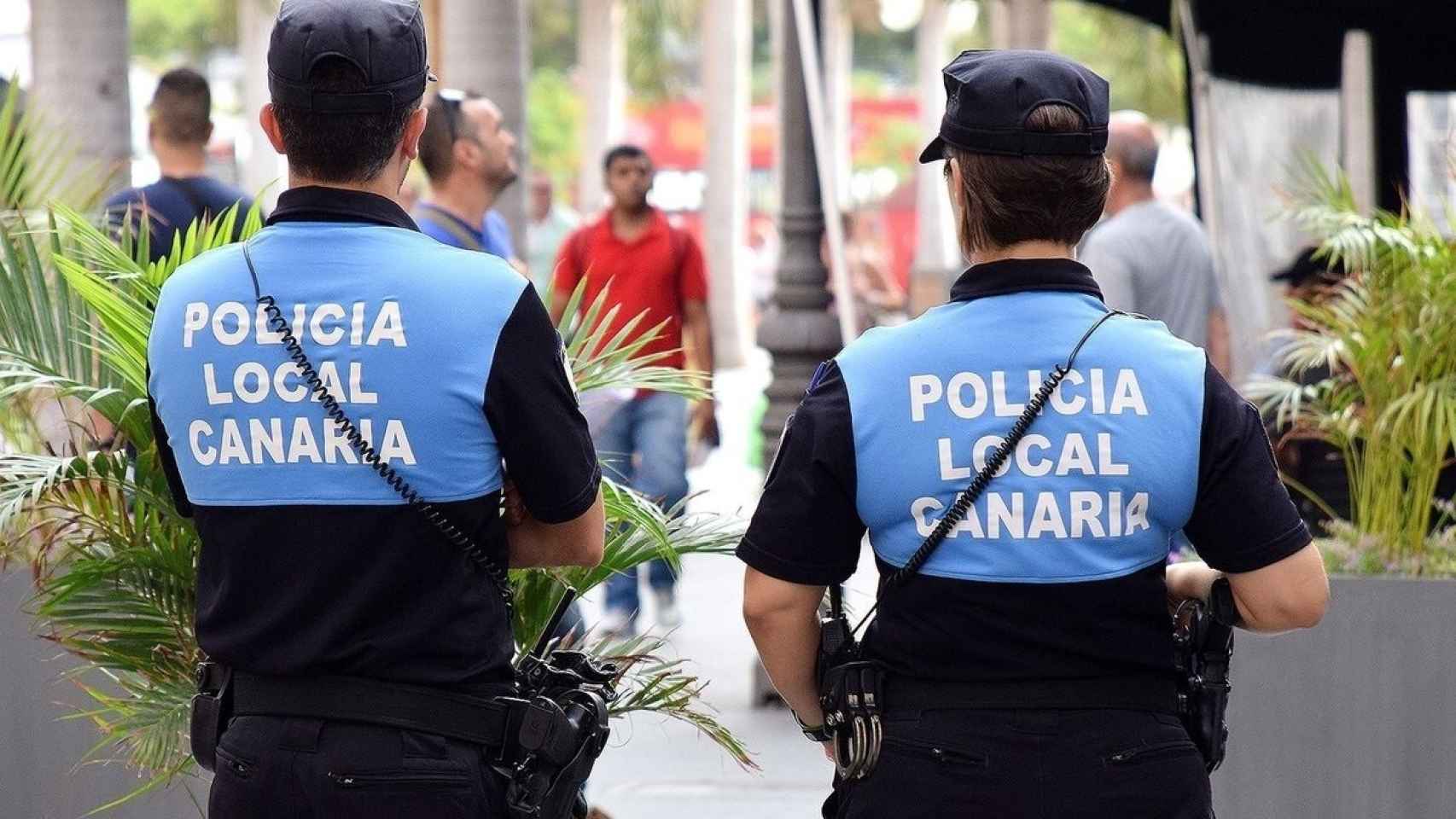 Agentes de la policía local de Tenerife.