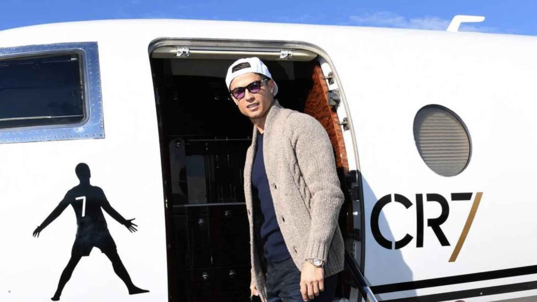 Cristiano Ronaldo y su avión privado