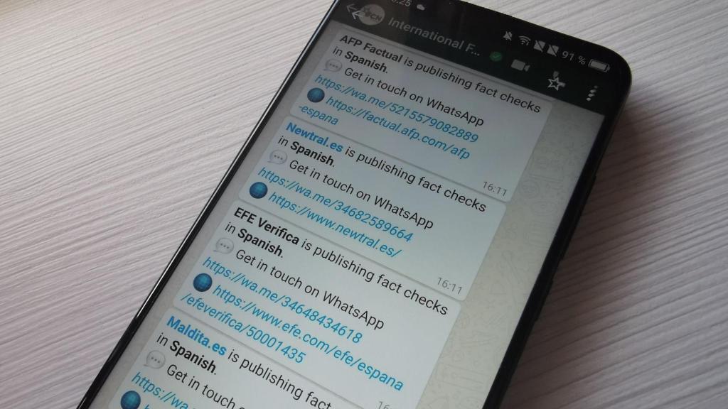 Bot anti bulos de la IFCN.