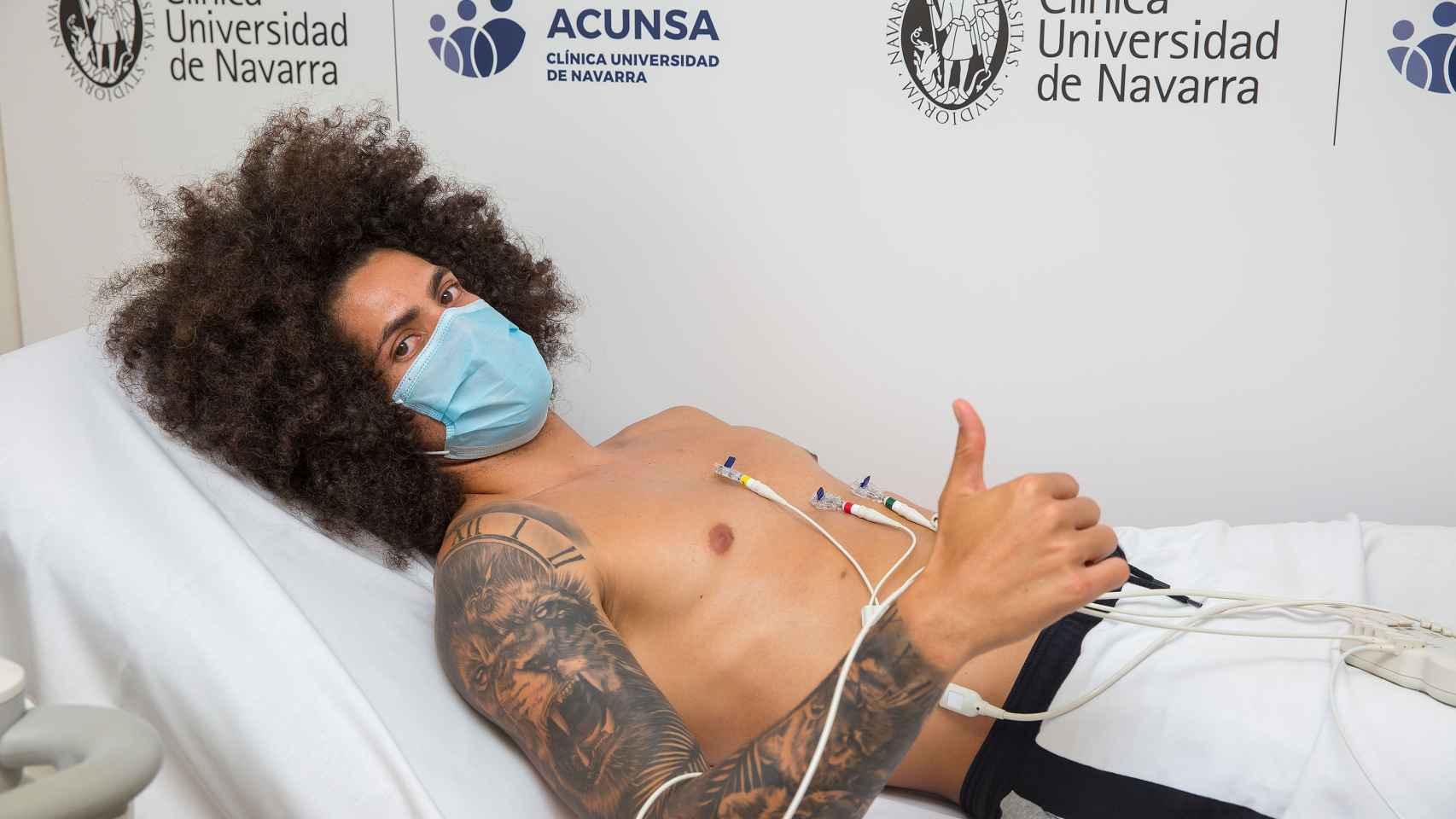 Aridane, pasando el reconocimiento médico de Osasuna