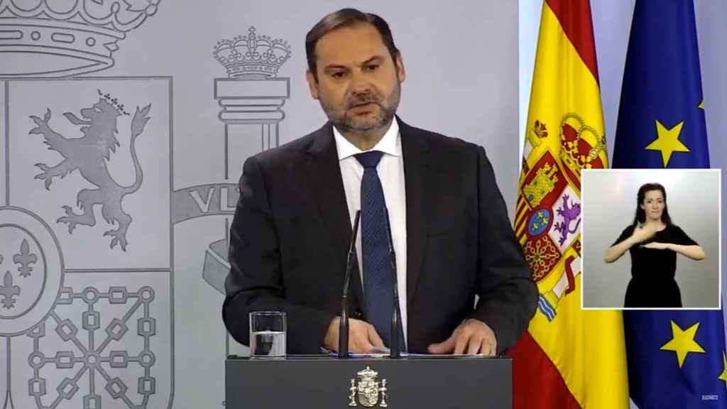 El ministro de Transportes, José Luis Ábalos.