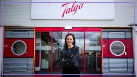 Elena Moral, en las instalaciones de Talgo.