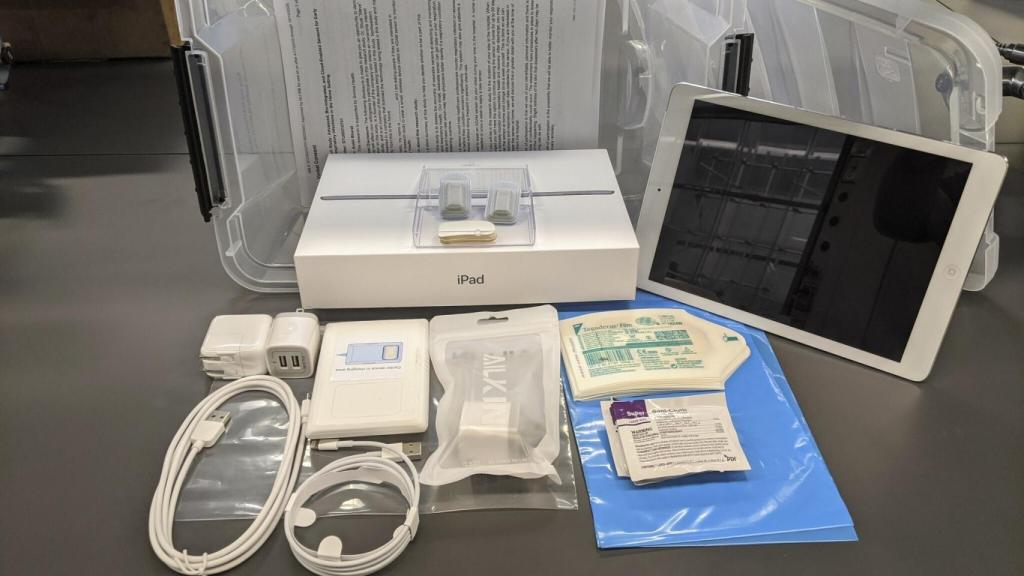 El kit necesario para el parche inteligente