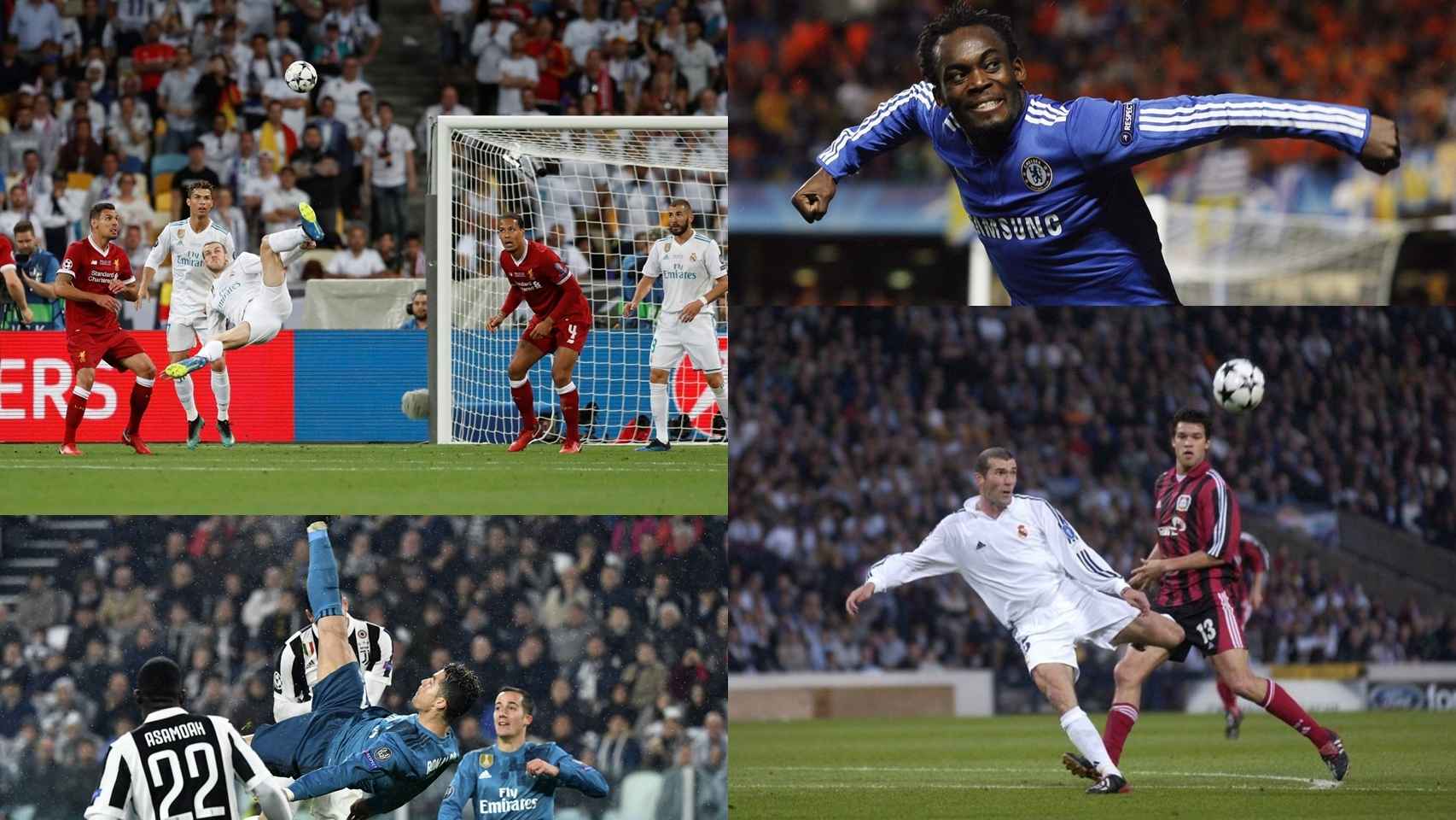 Los 10 mejores goles de la historia de la Champions League para France Football: tres madridistas protagonistas
