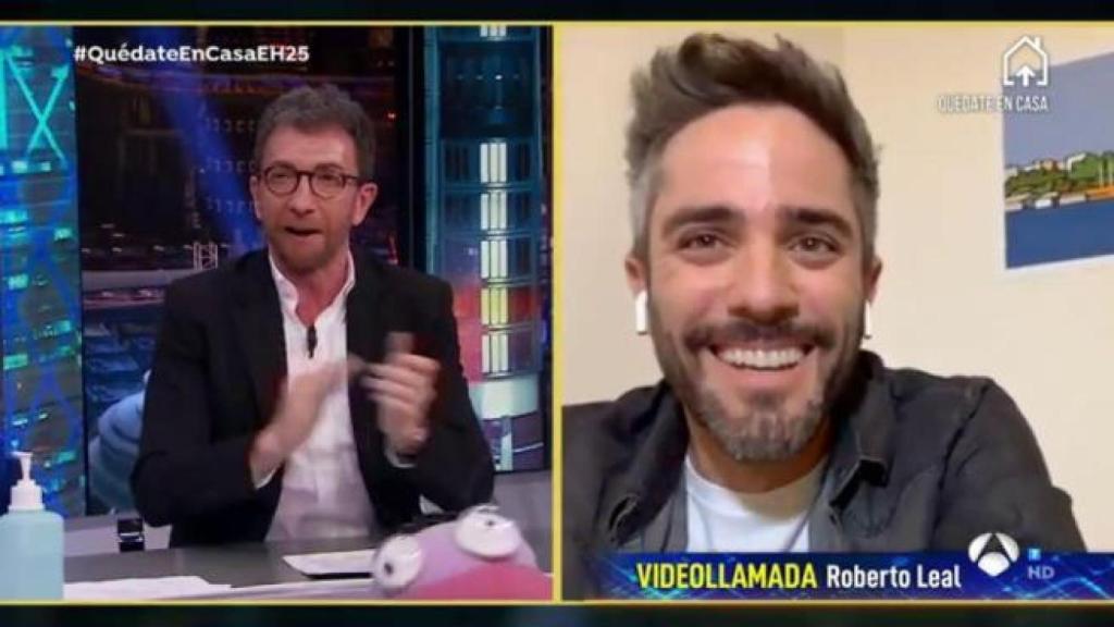 Motos y Leal conversando este lunes en 'El Hormiguero'