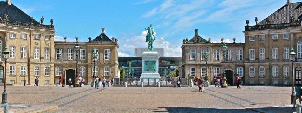 Plaza de Amelienborg.