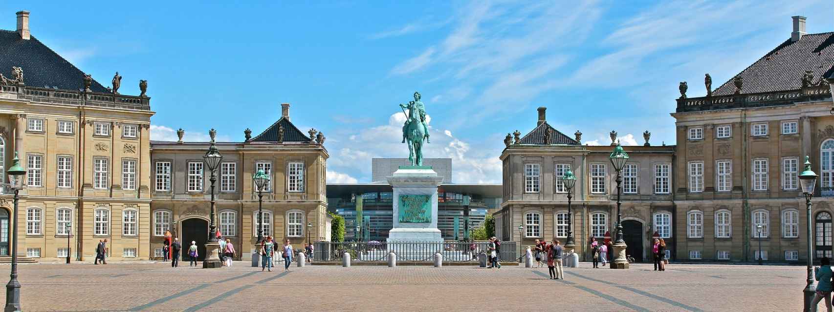 Plaza de Amelienborg.