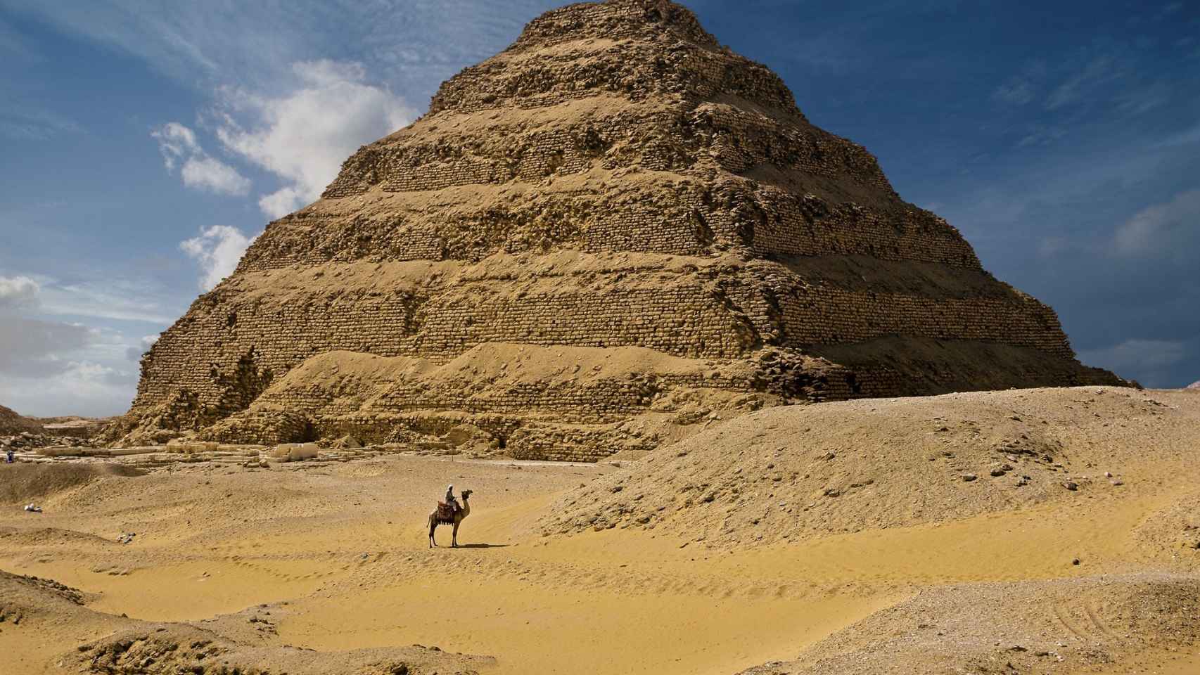 La pirámide de Zoser.