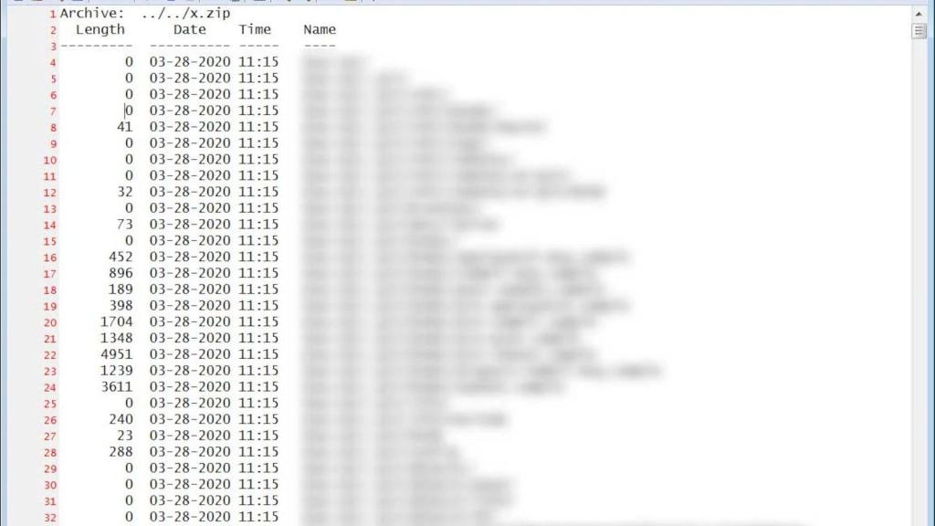 Lista de directorios y archivos que habrían sido robados a Microsoft