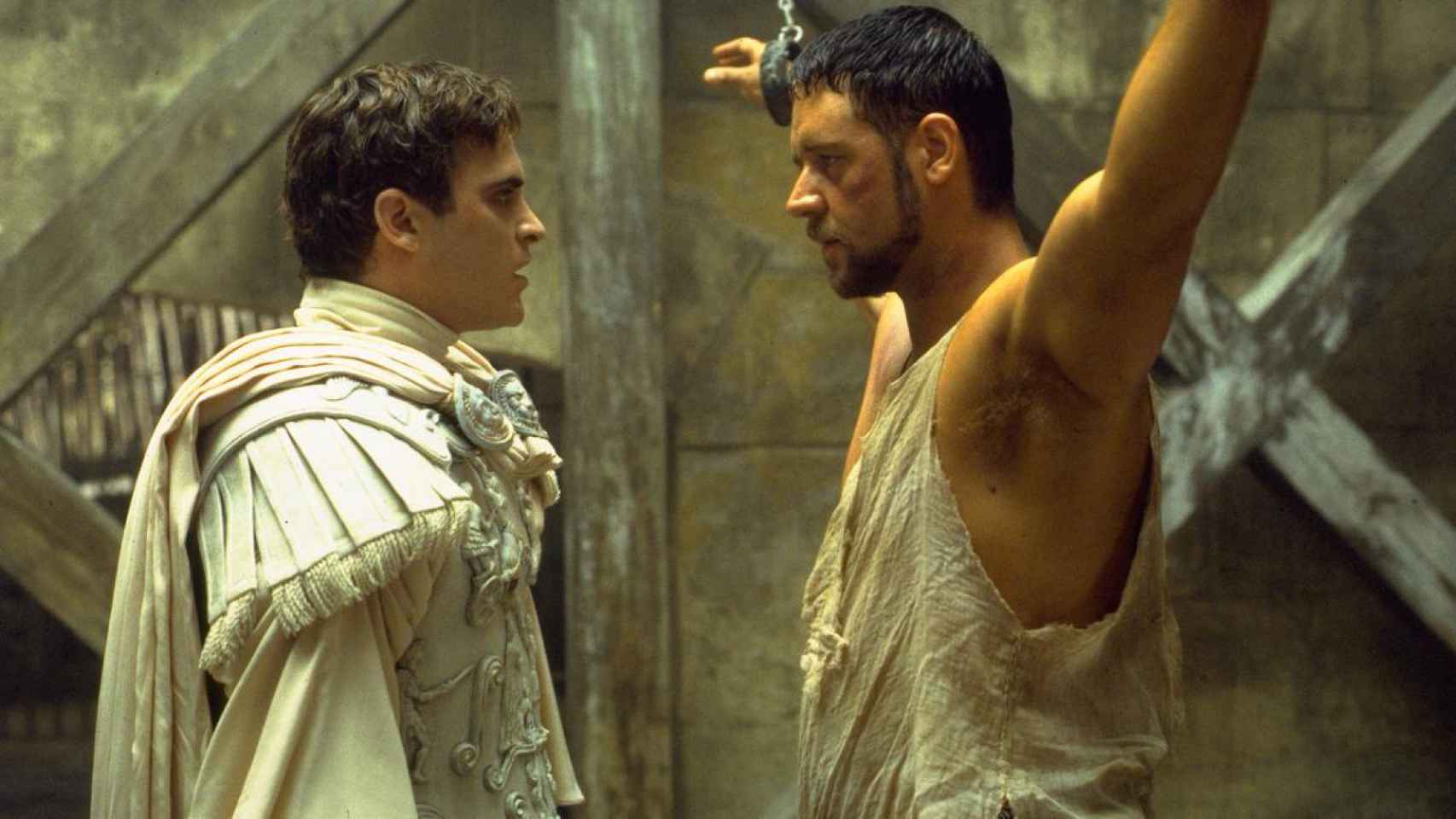 Joaquin Phoenix en Gladiator.