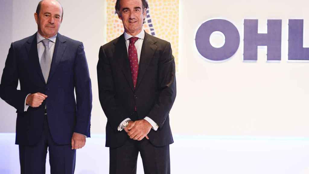 El presidente de OHL, Juan Villar-Mir, y el consejero delegado, Juan Antonio Fernández Gallar.