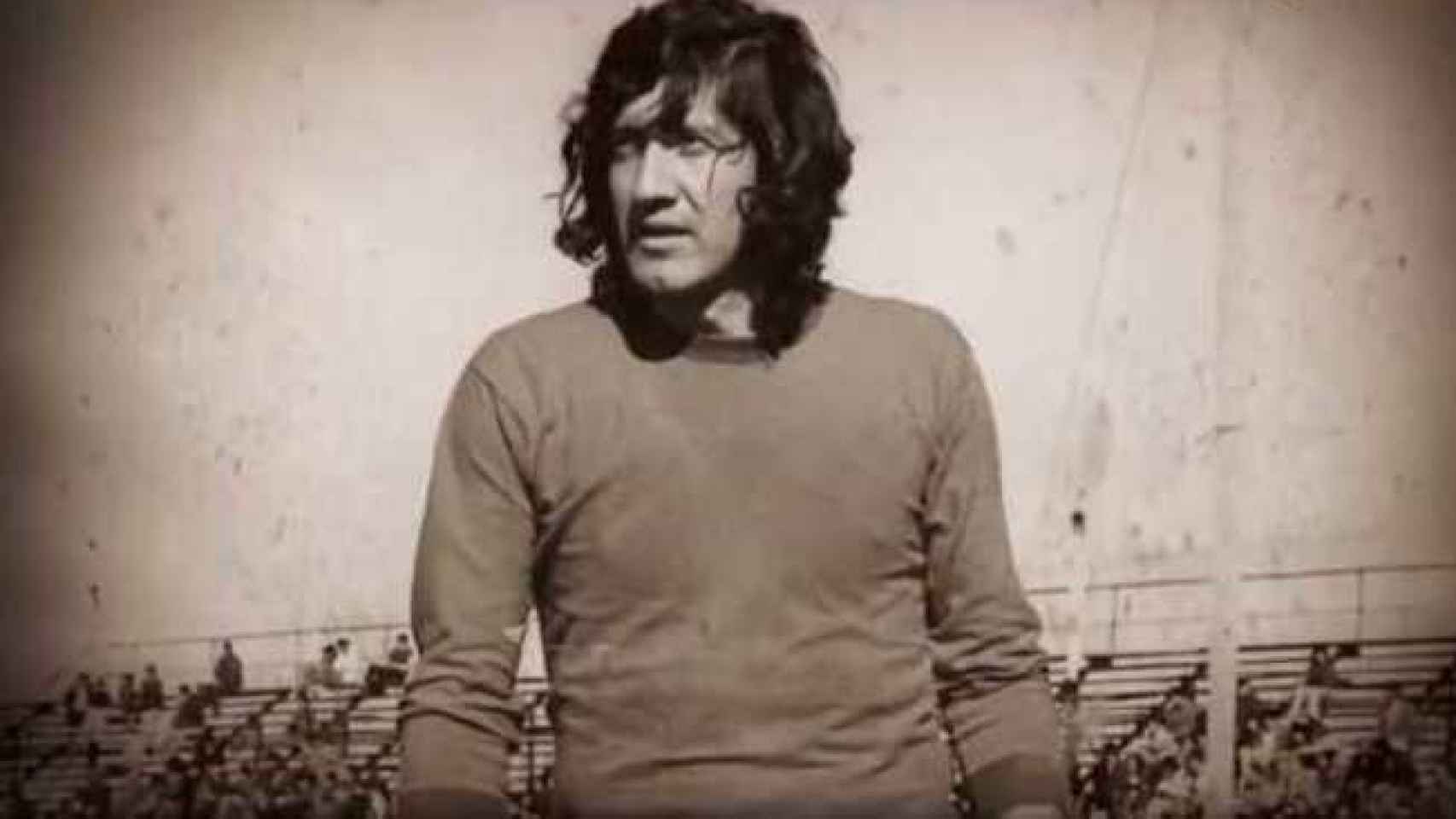 'El Trinche' Carlovich, durante su etapa como futbolista
