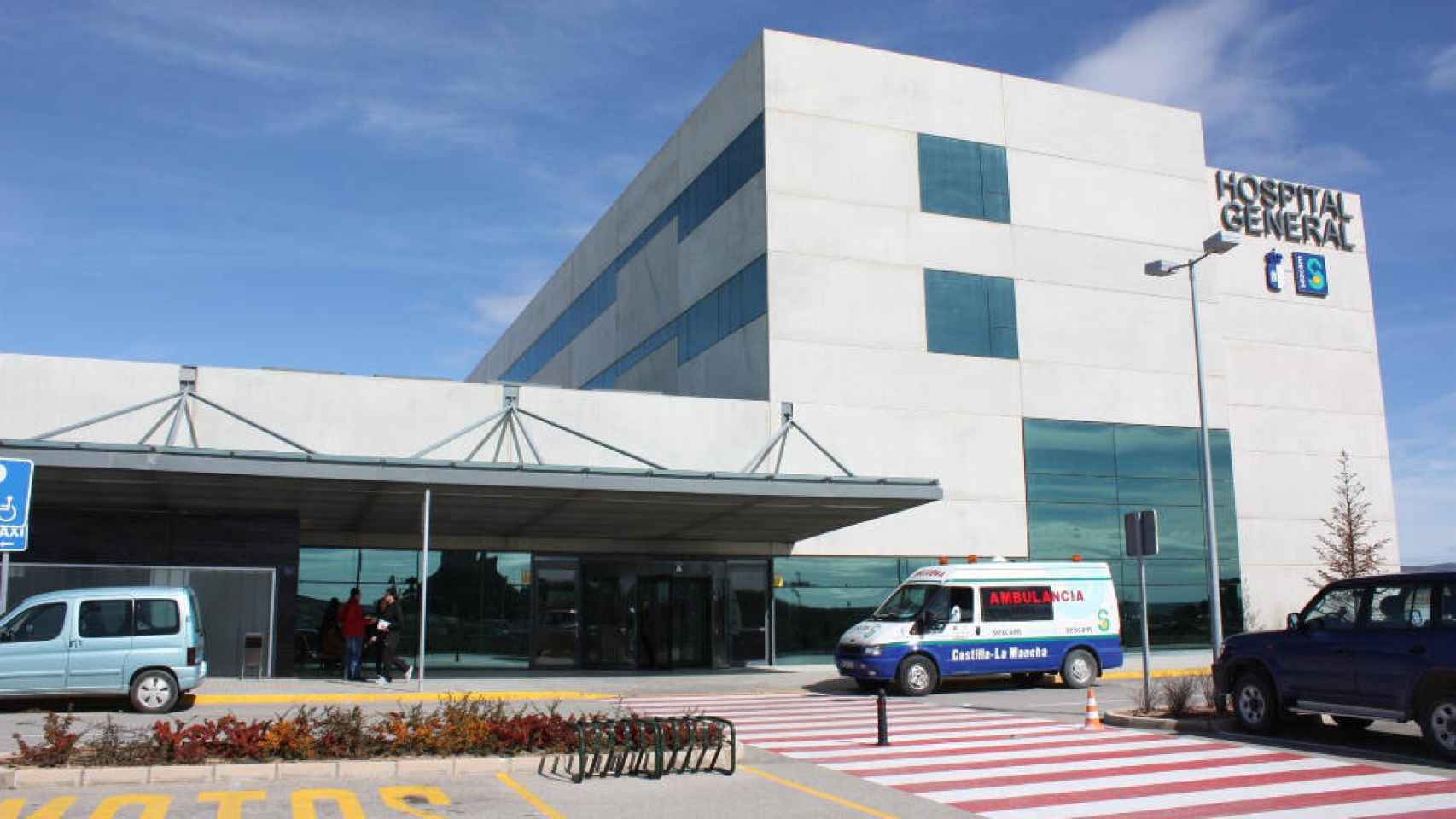 El Hospital de Almansa, donde han sido trasladados los afectados