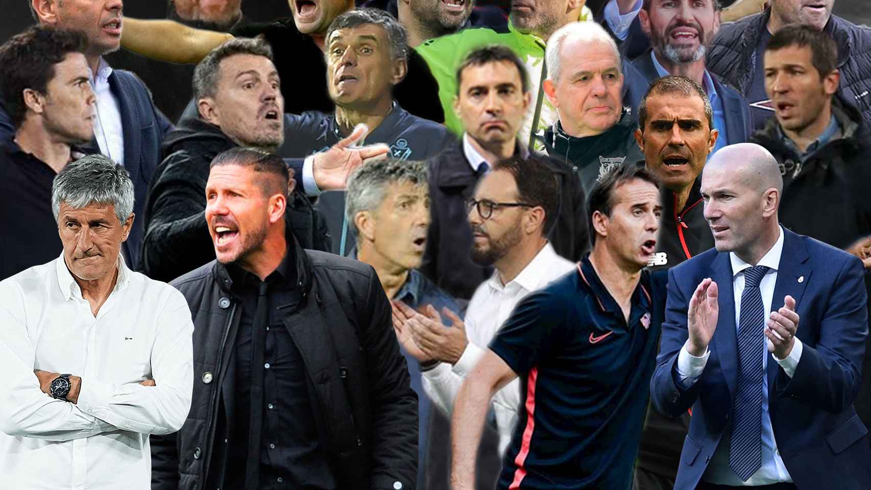 Los 20 entrenadores de La Liga