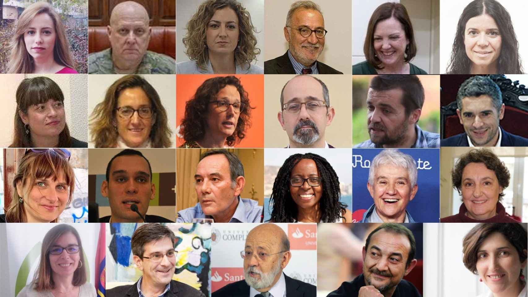 Imágenes de los directores generales nombrados a dedo por el Gobierno de España.
