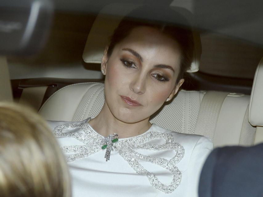 Alejandra Romero el día de su boda con Pedro Armas.