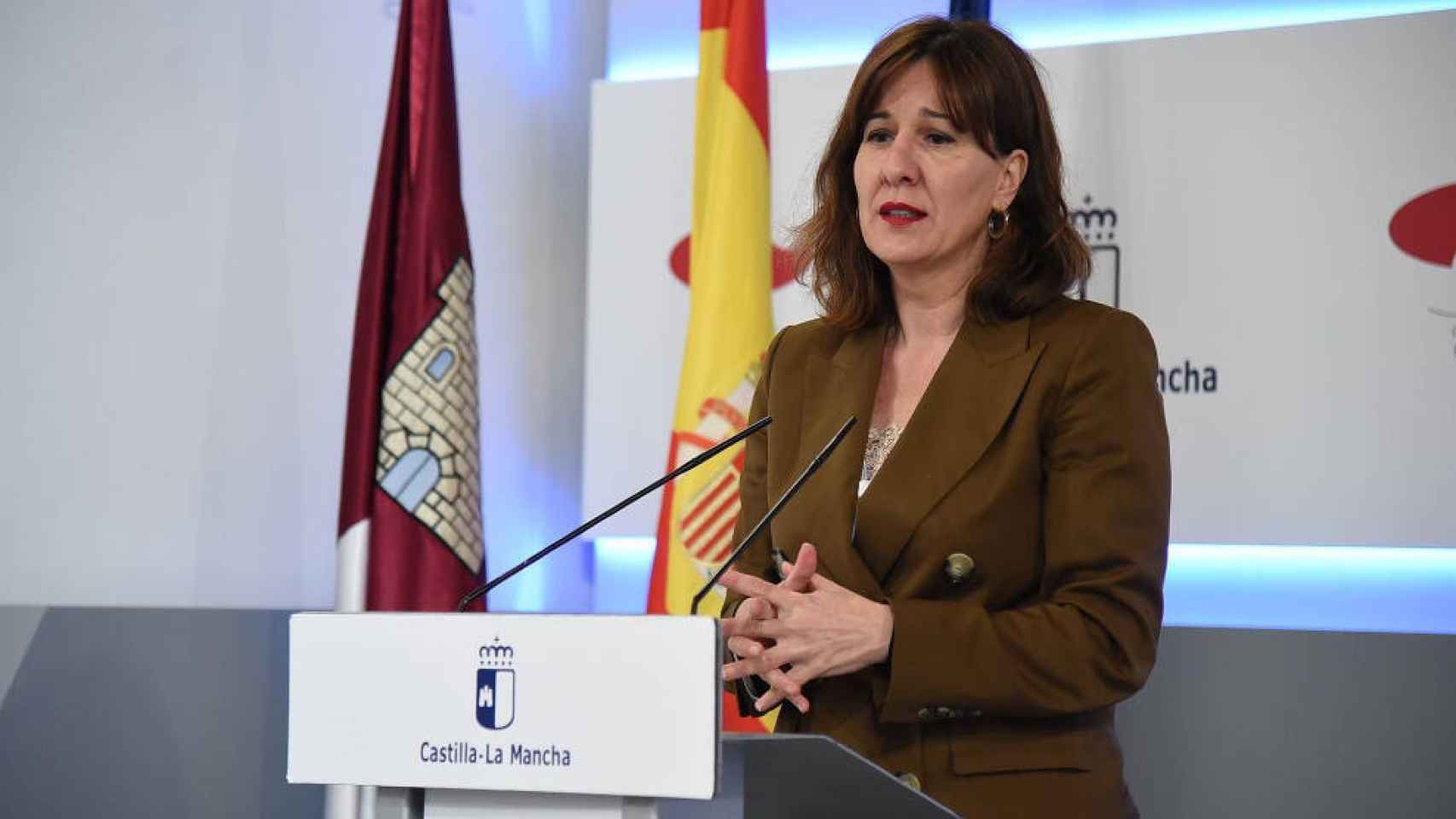 Blanca Fernández, consejera de Igualdad y portavoz del Gobierno de Castilla-La Mancha (JCCM)