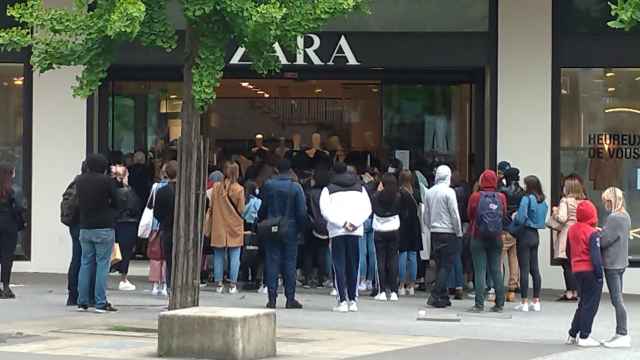 Reapertura de un Zara en Nantes.