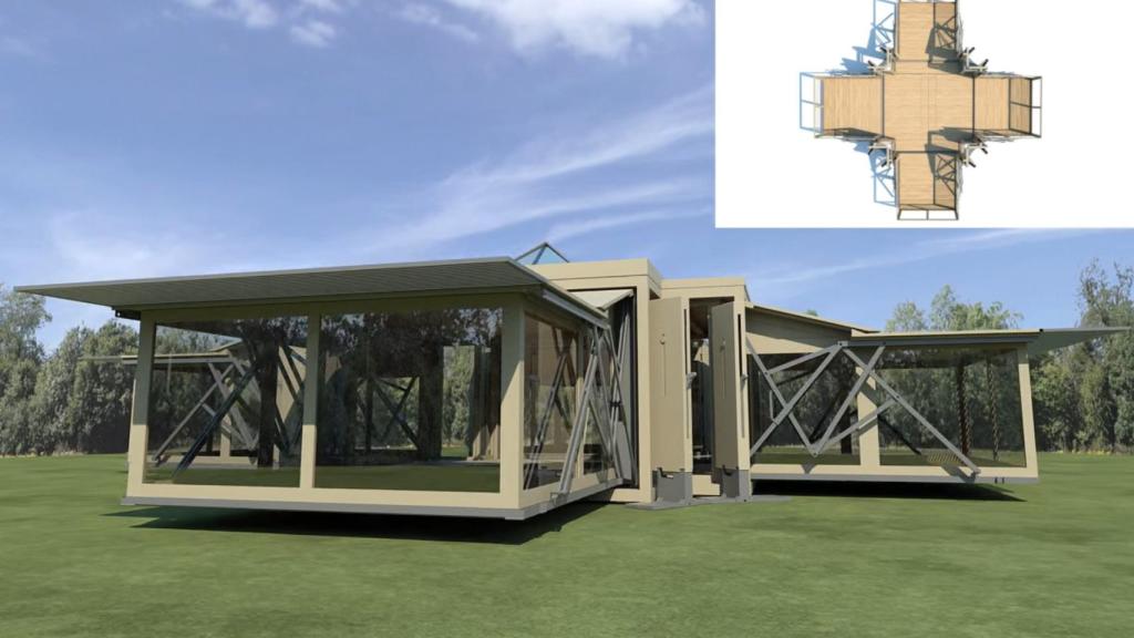 Casa plegable