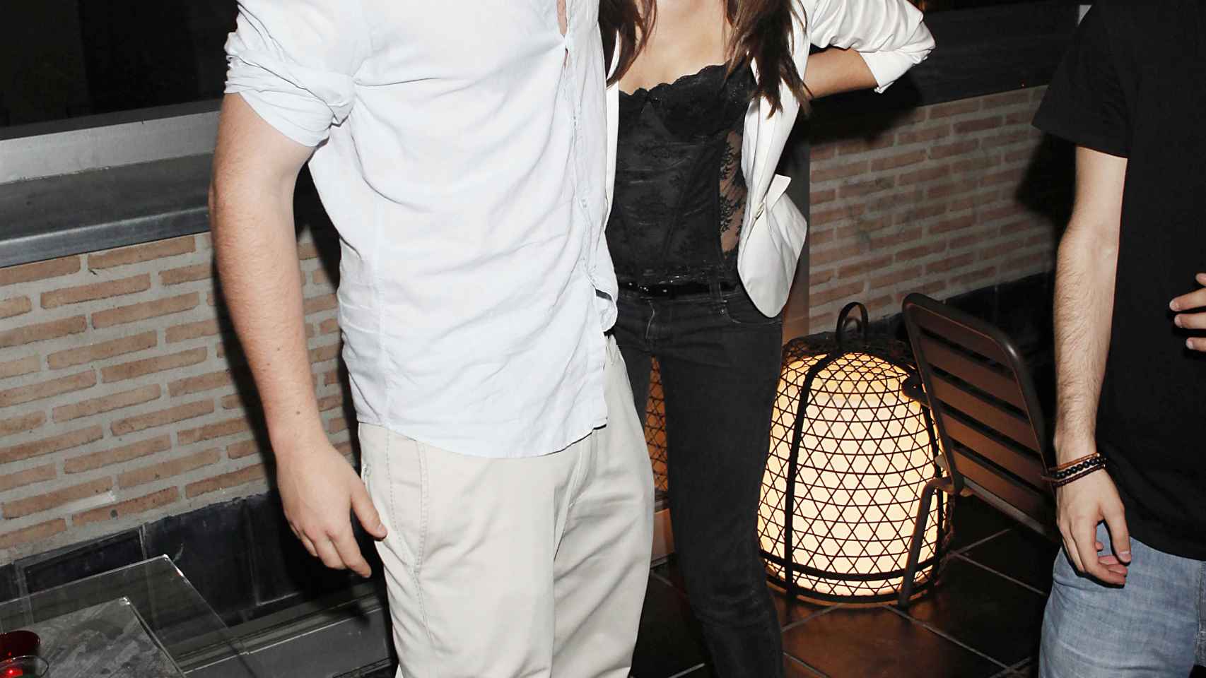 Álex Lequio junto a Andrea Guasch en una imagen de archivo en junio de 2011.