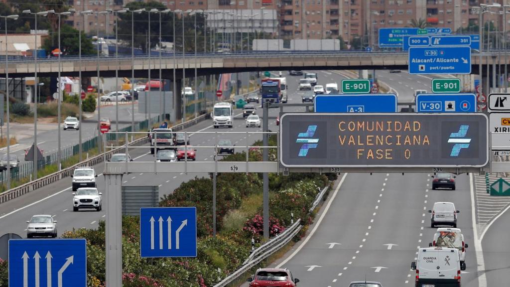 Imagen de una carretera de Valencia.