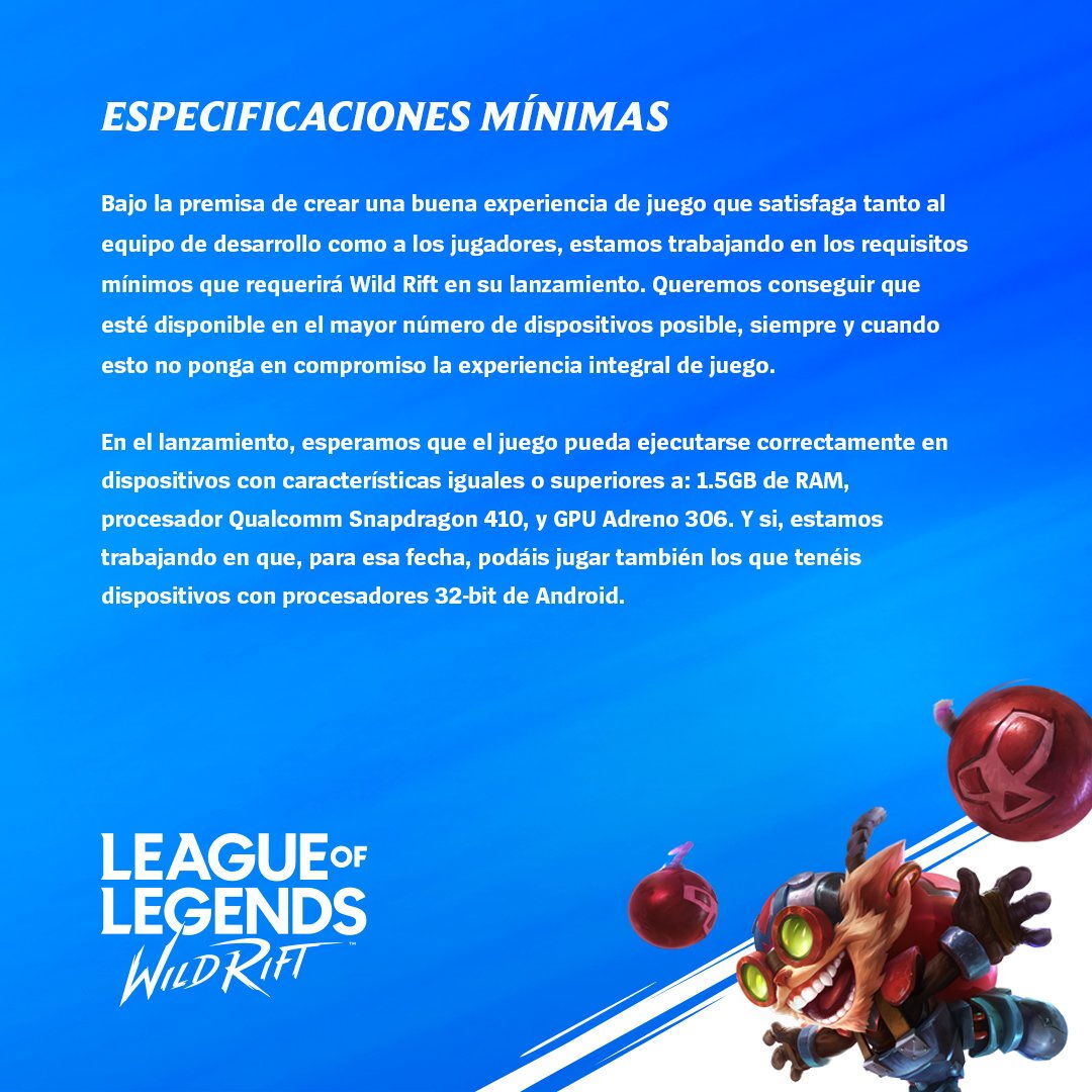 League of Legends: requisitos mínimos y recomendados para PC y móviles  (2023)