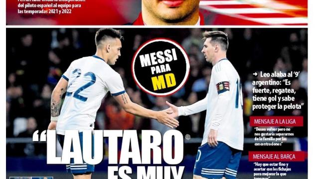 Portada Mundo Deportivo (15/05/20)