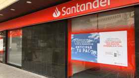 Una sucursal del Banco Santander.