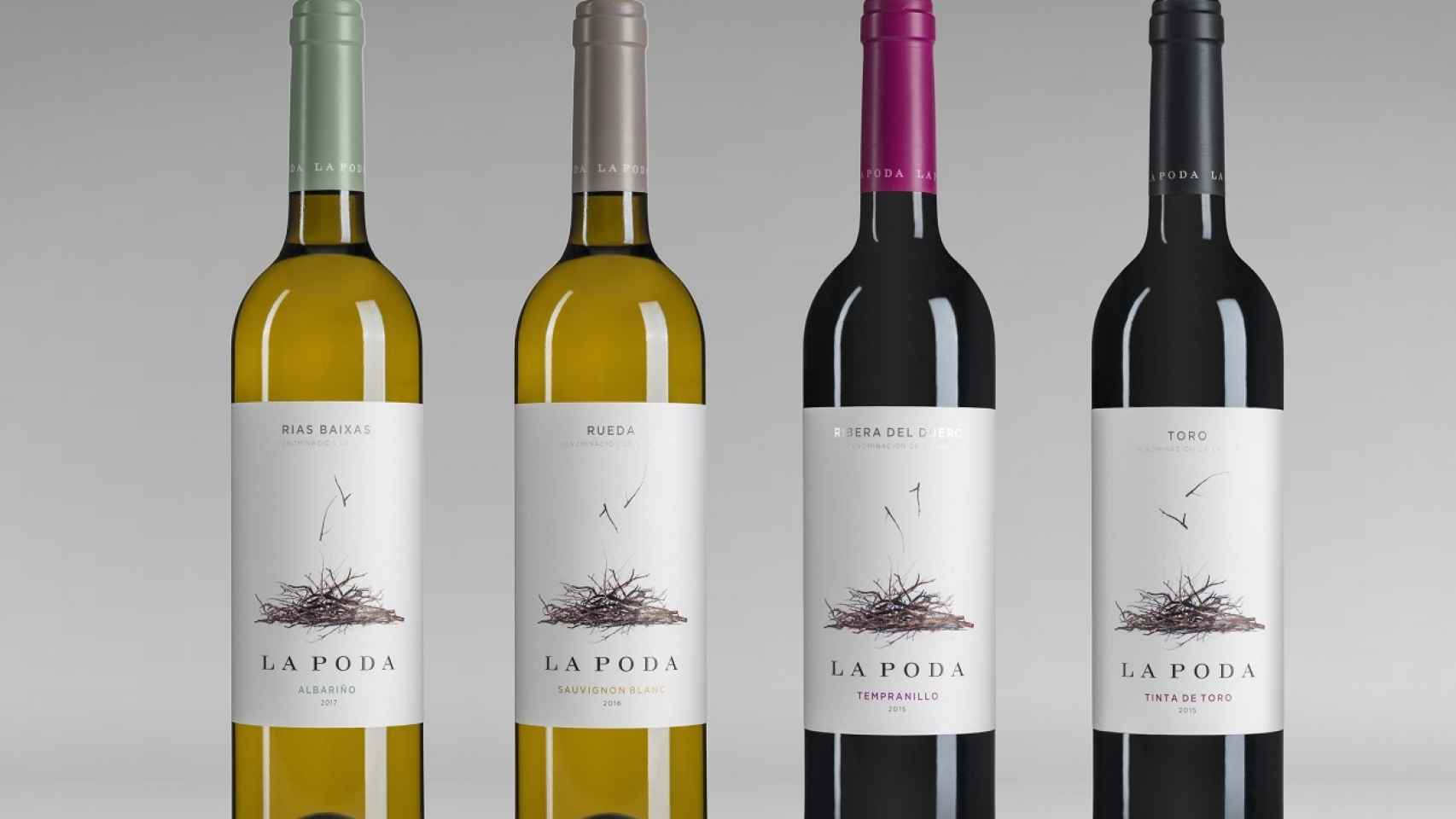 Colección de vinos gastronómicos La Poda.