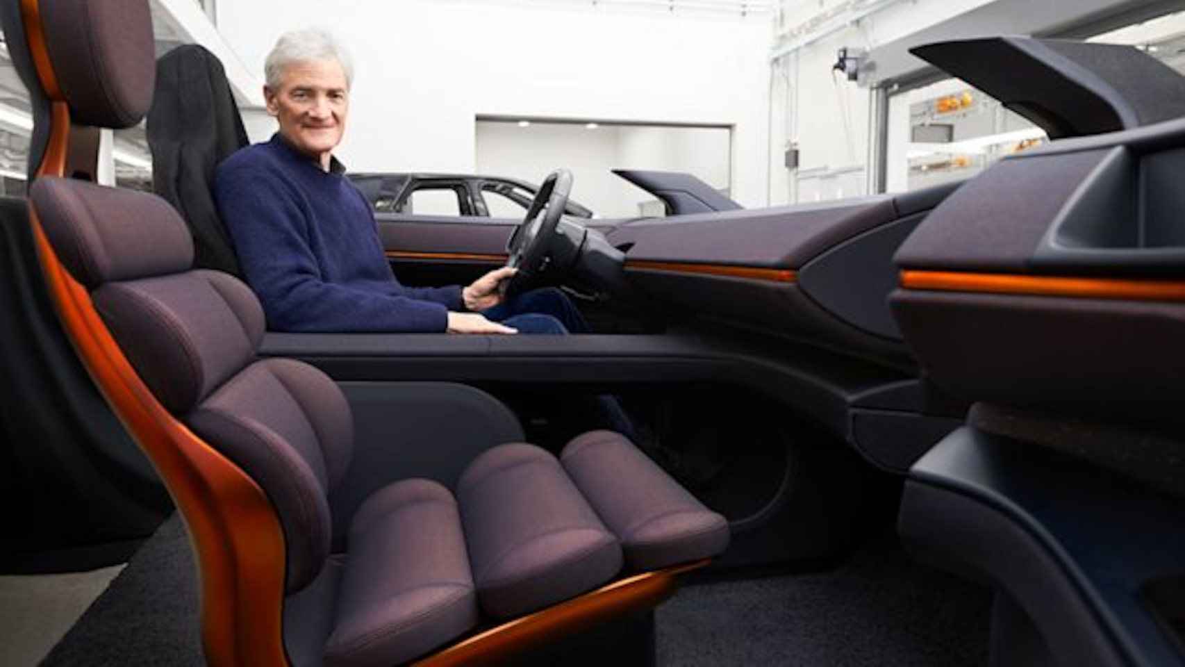 El interior del coche de Dyson iba a contar con mucha tecnología