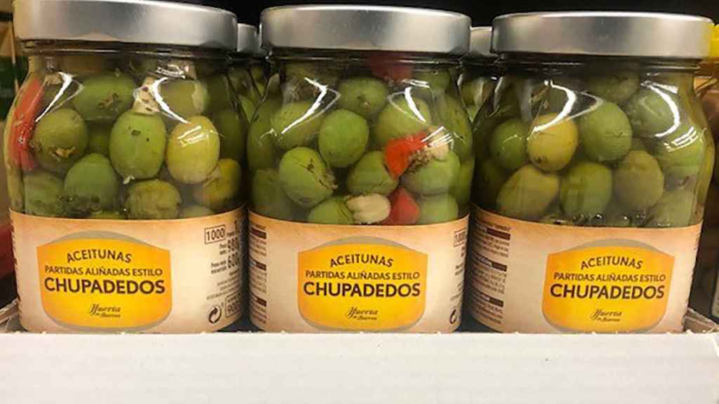 Las Aceitunas Chupadedos que vende Mercadona.