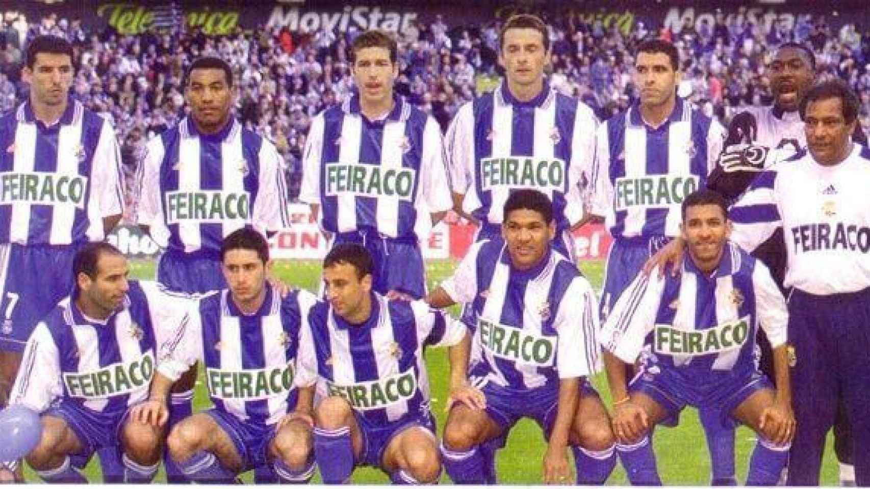 La plantilla del Deportivo durante la temporada 1999/2000
