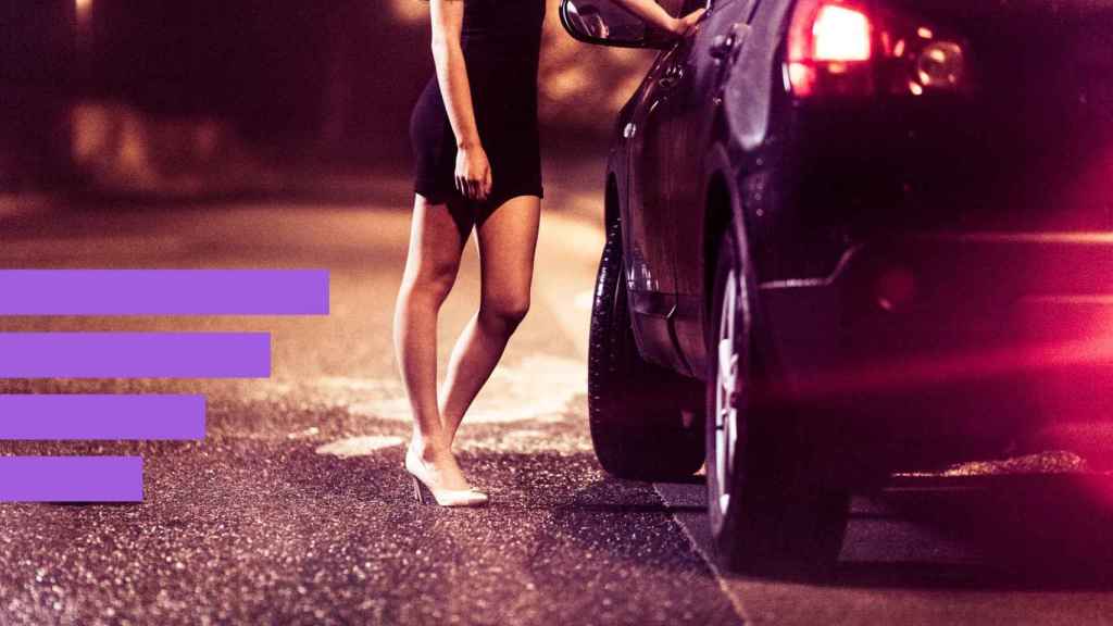 Un mujer ejerciendo la prostitución.