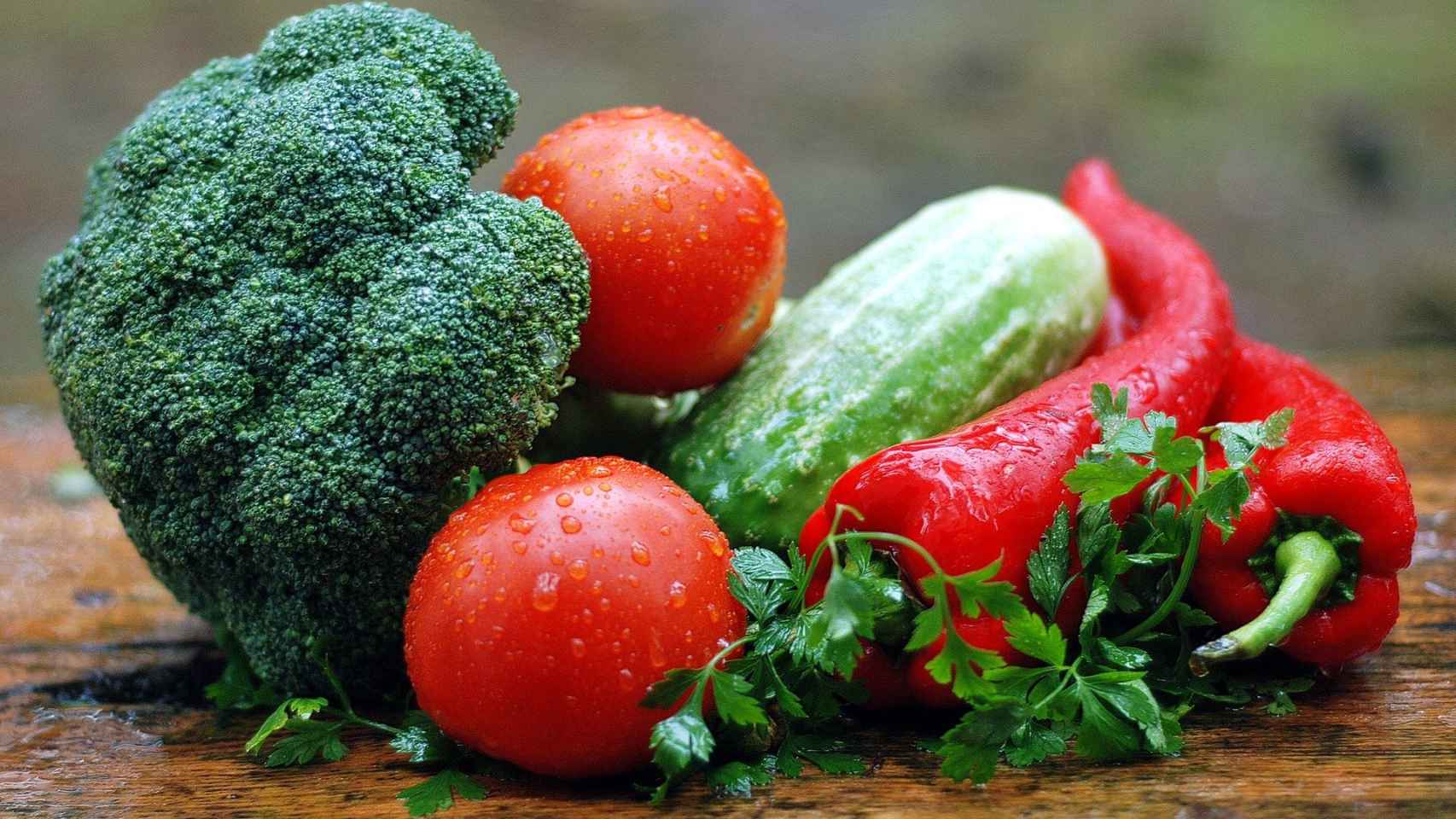 Varias verduras.