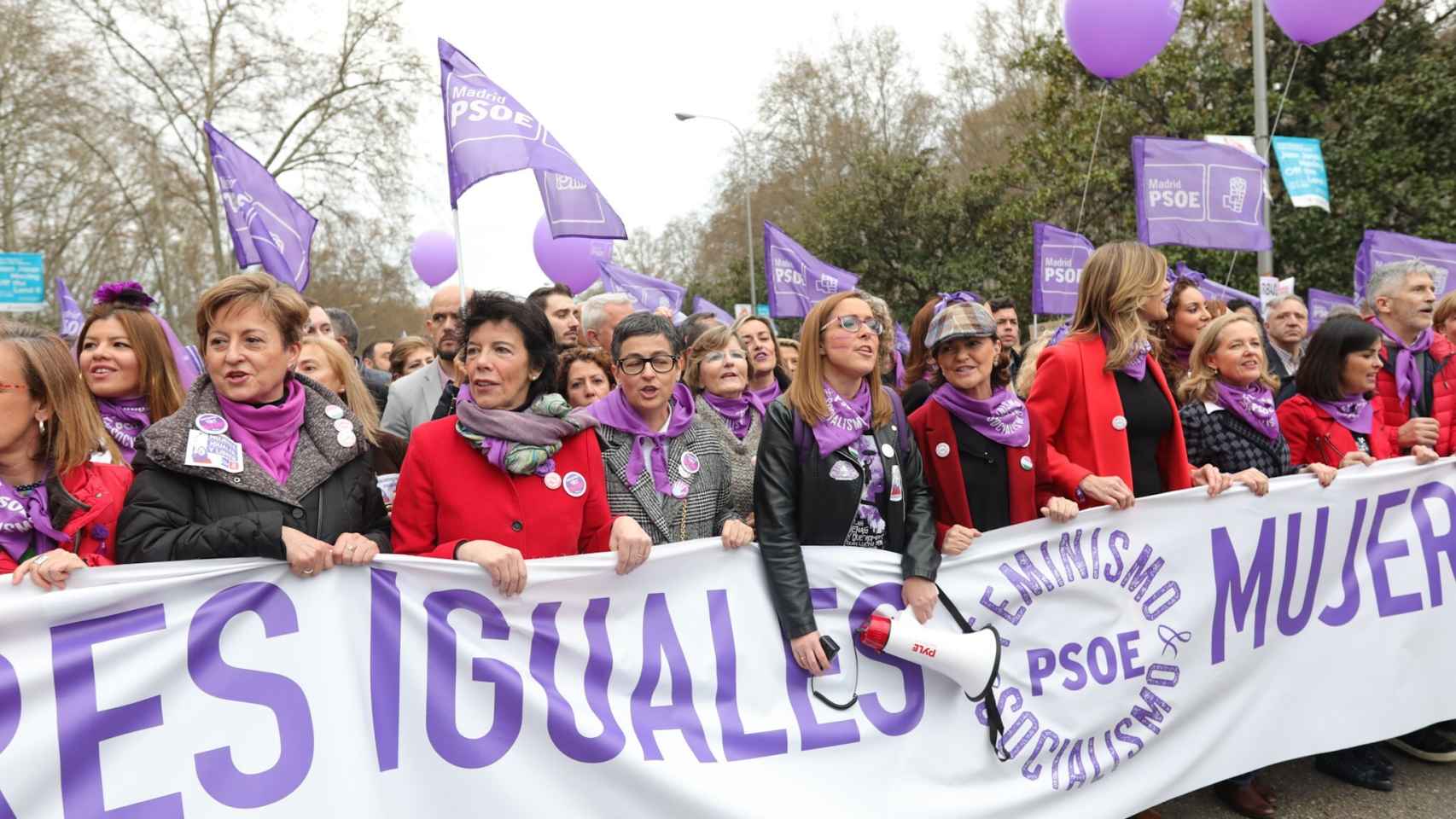 Manifestación en Madrid el pasado 8 de marzo con motivo del Día de la Mujer.