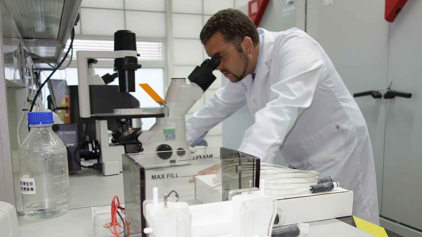 El laboratorio de la empresa española Necenti.