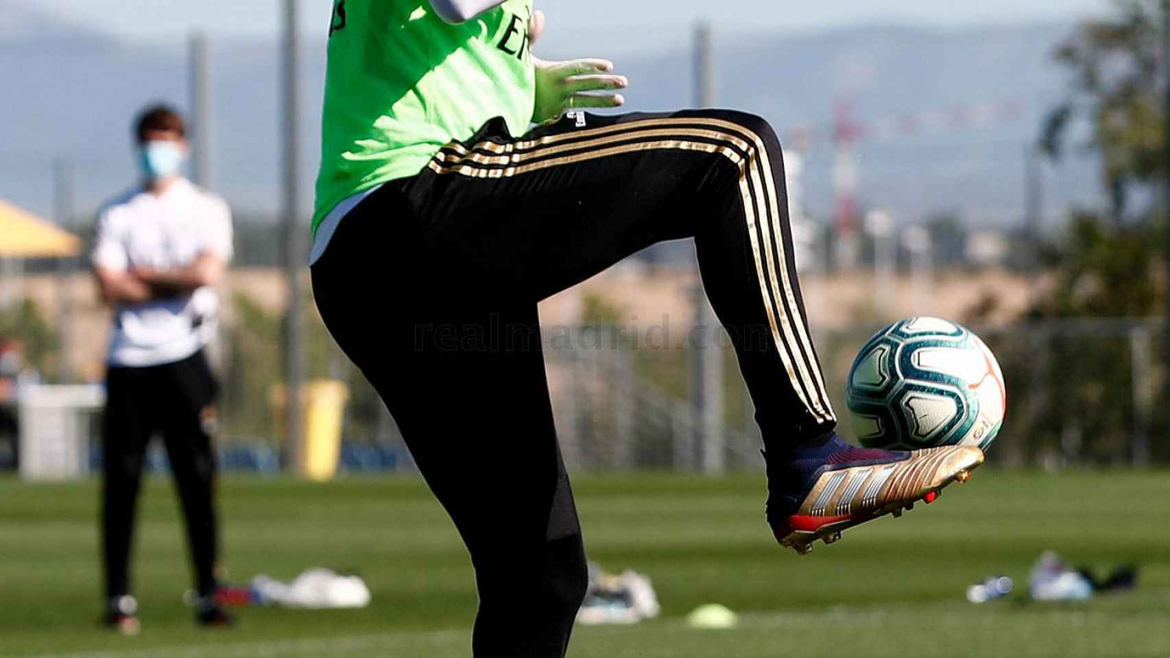 ZInedine Zidane, durante el entrenamiento