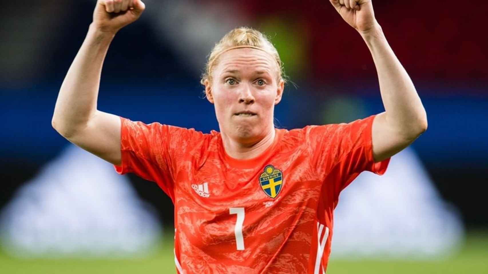 Hedvig Lindahl, portera de la selección de Suecia de fútbol femenino y del Wolfsburgo