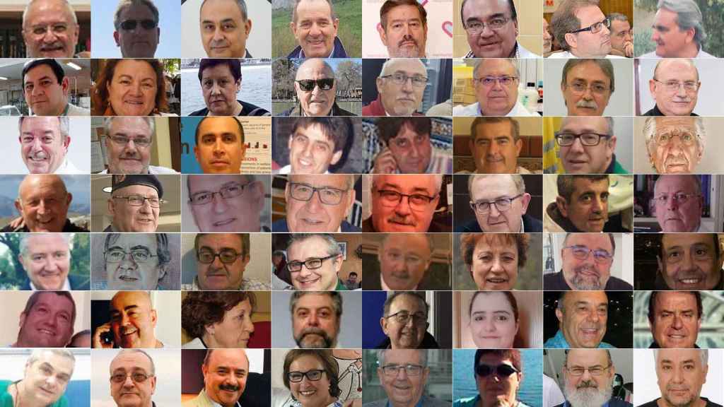 Esta es la lista de los 76 héroes sanitarios muertos por el virus, de 60 años de media: Antonio, Sara, Emilio, Pilar...