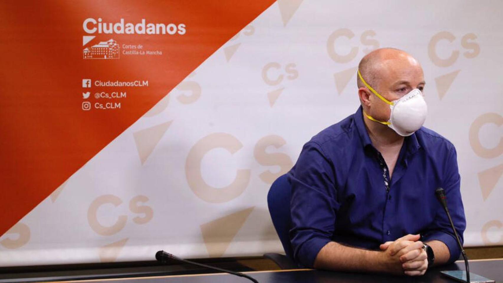 Alejandro Ruiz en las Cortes de Castilla-La Mancha