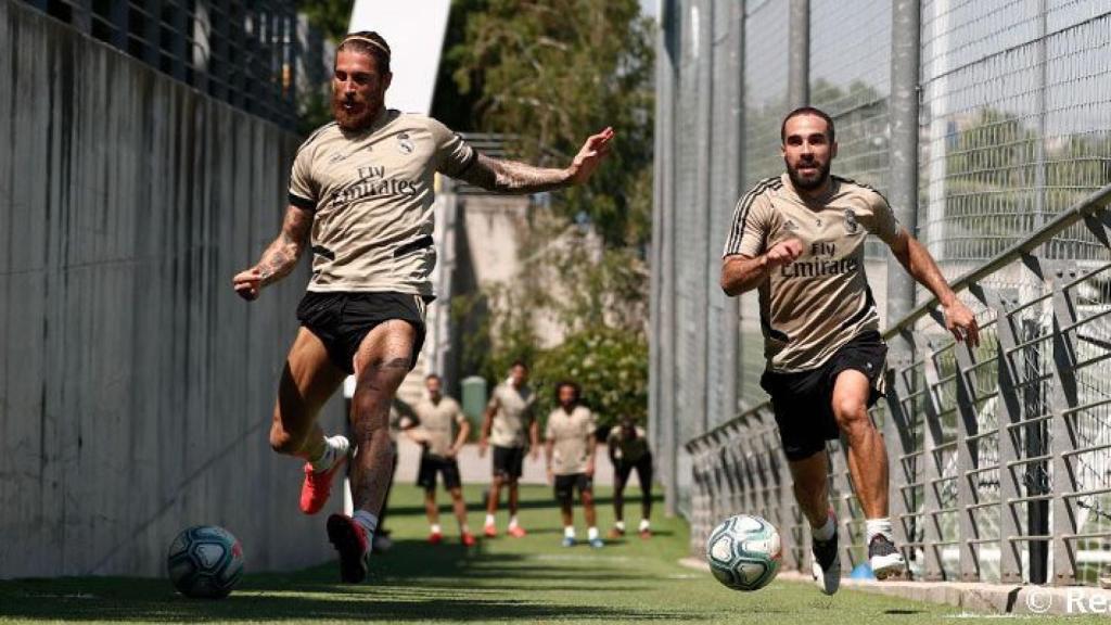Sergio Ramos y Dani Carvajal