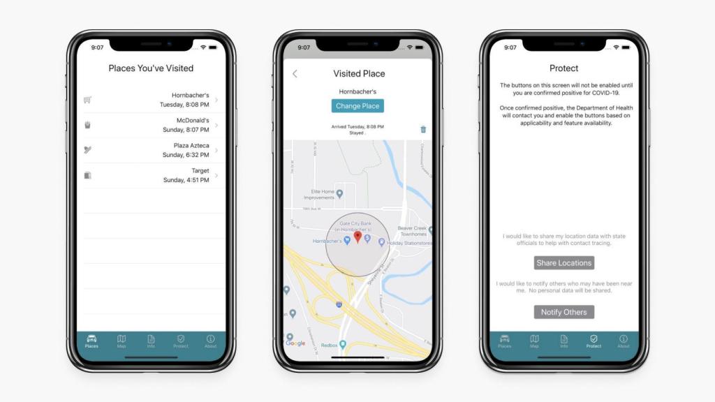 La app Care19 permite el rastreo del coronavirus, pero fue 'pillada' compartiendo datos