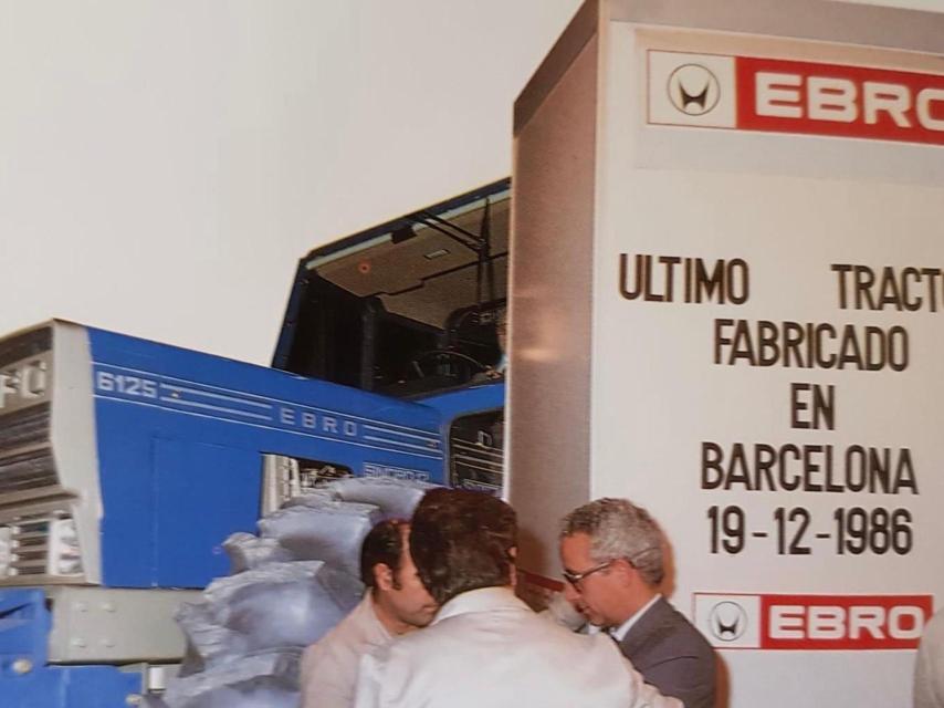 El último tractor Ebro fabricado en Barcelona