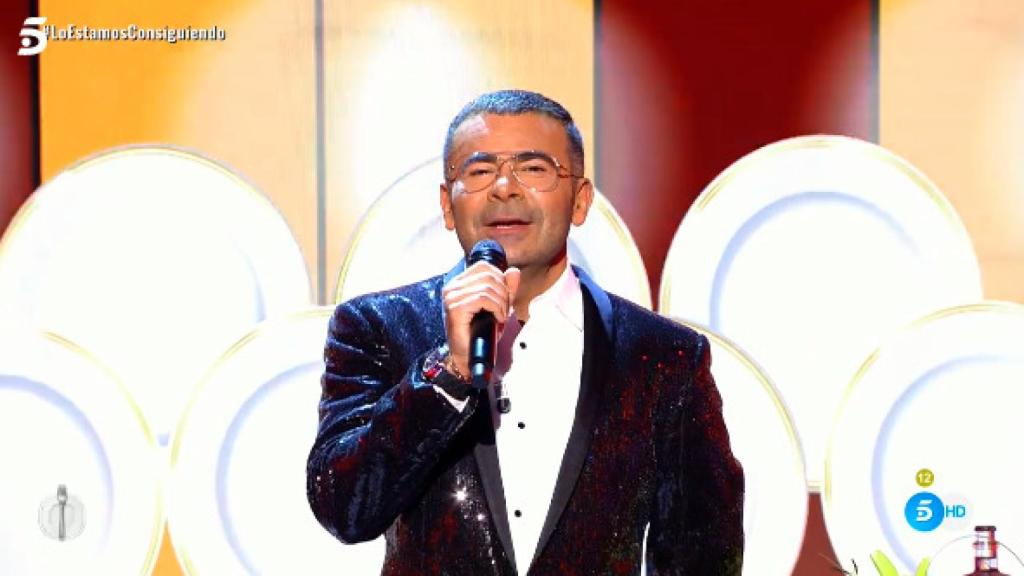 Jorge Javier, en plena actuación en 'La última cena'.